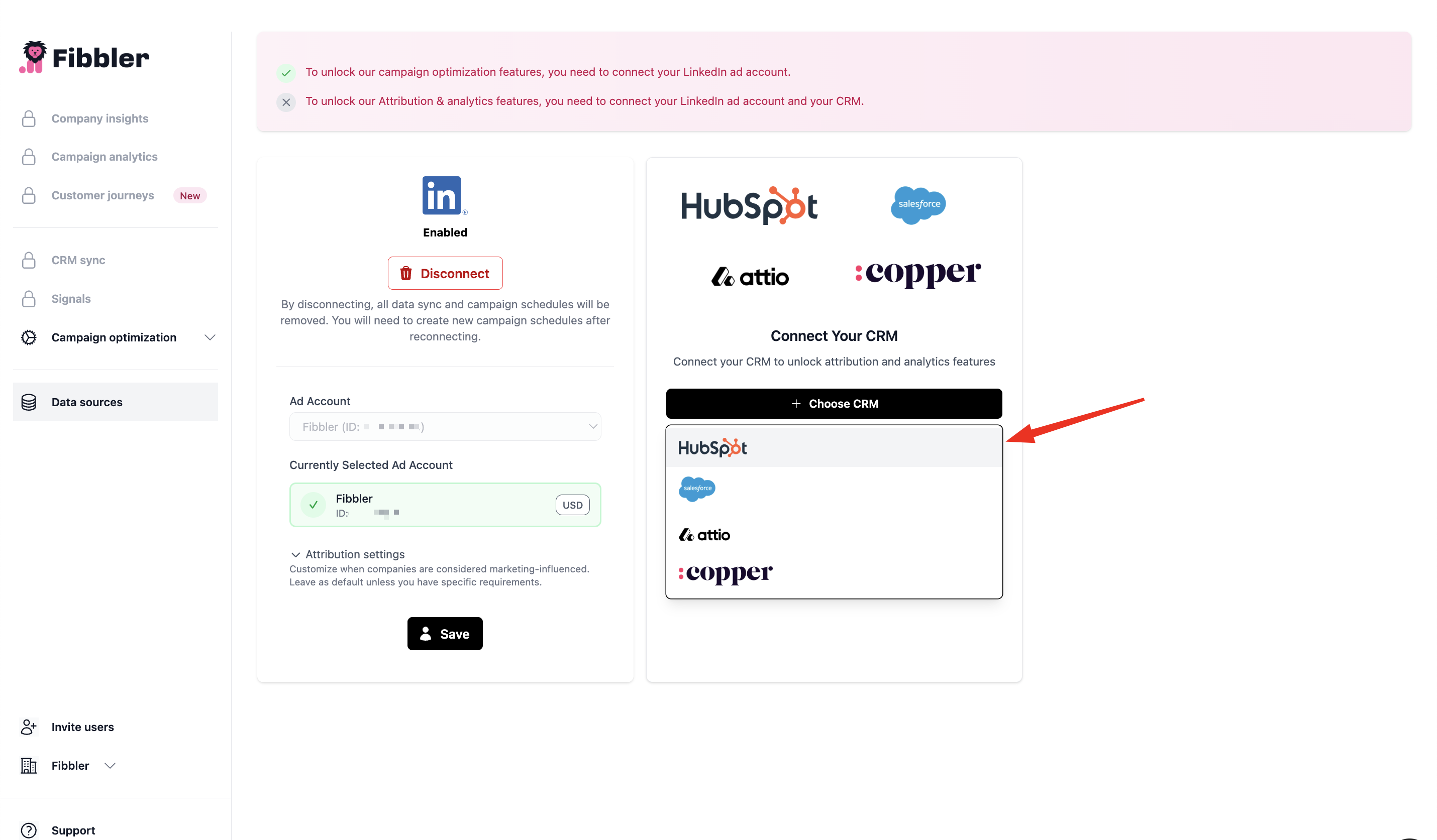 2. Find and Enable HubSpot