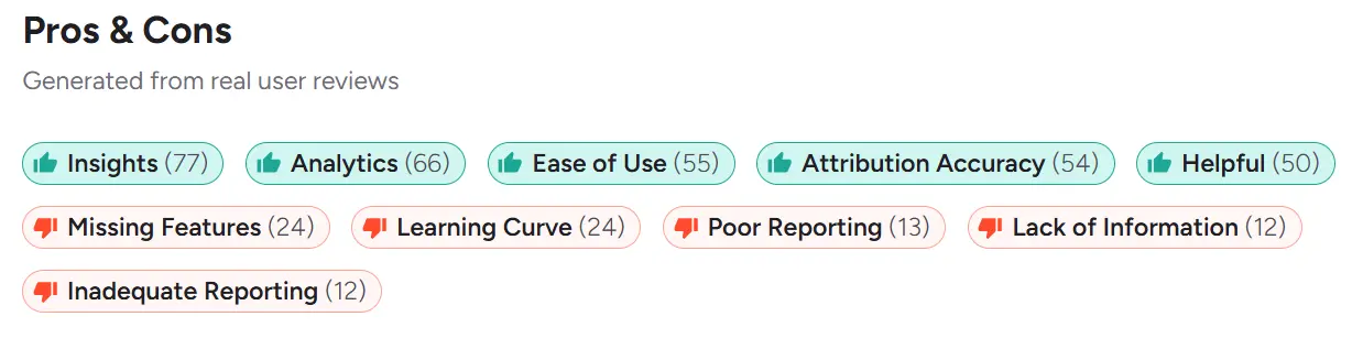 G2 review highlighting Dreamdata's steep learning curve