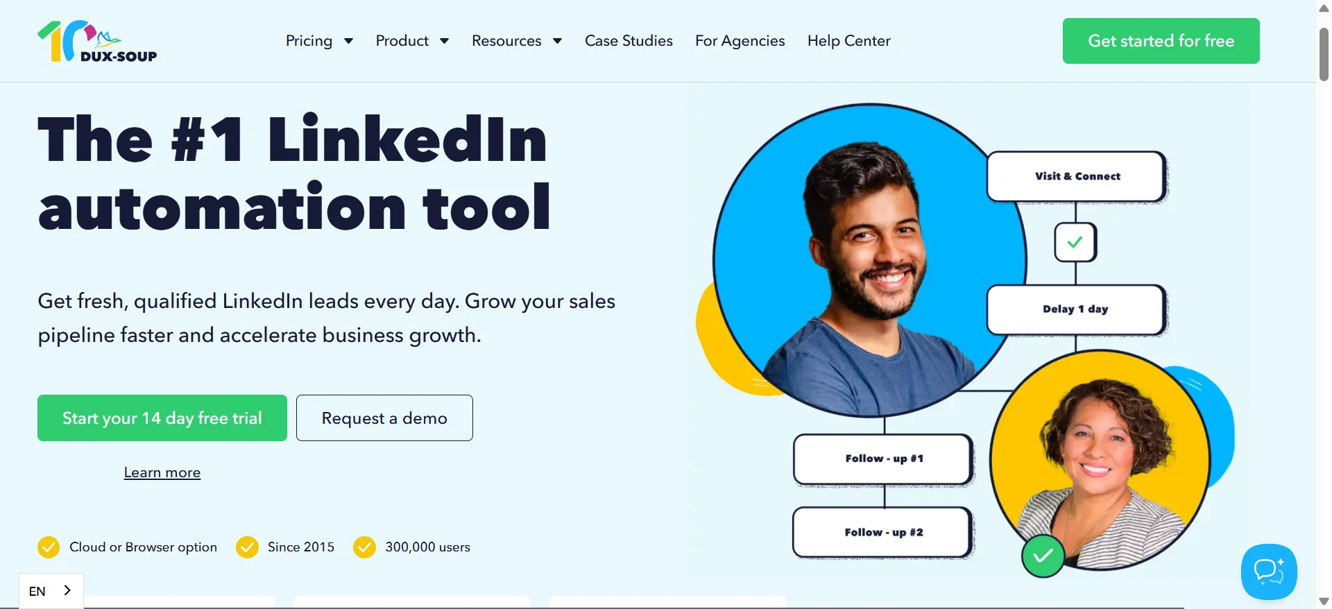 Dux-Soup LinkedIn marketing tool
