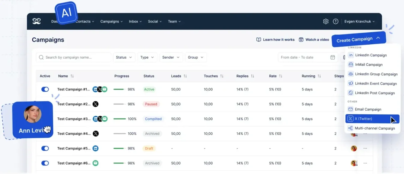 MeetAlfred LinkedIn marketing tool
