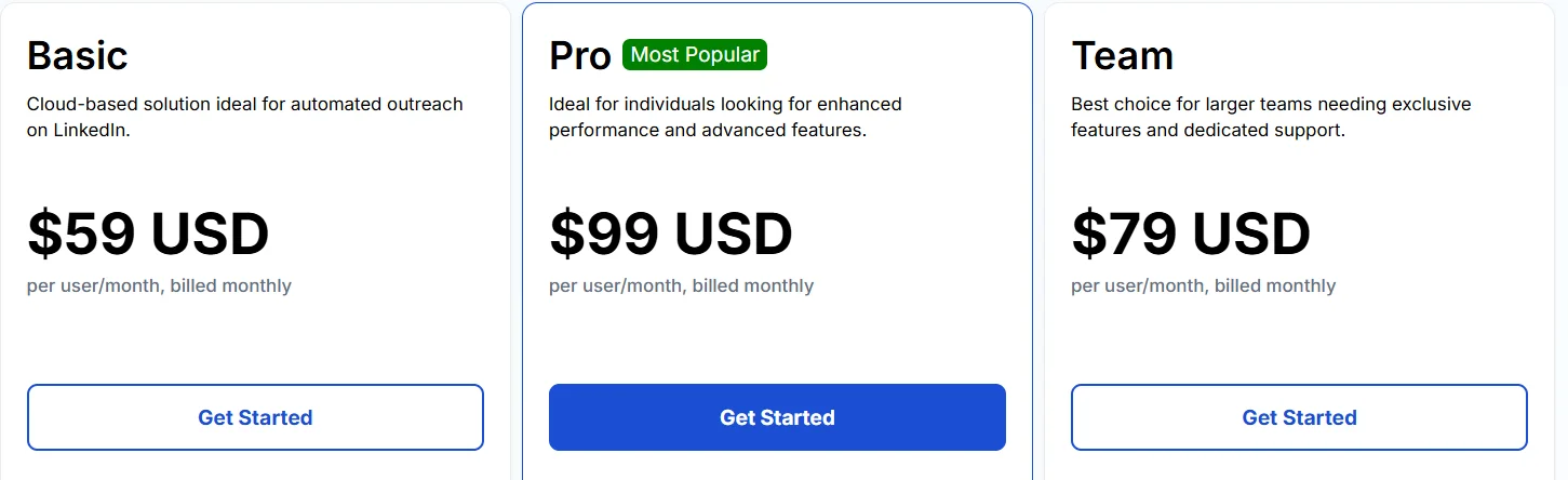 MeetAlfred pricing plans